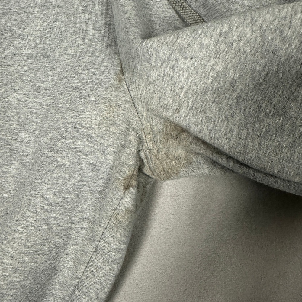 Nike Sweatpants Mens XL Grey Fleece Relaxed Straight Leg Swoosh Stretch Waist - Picture 8 of 12